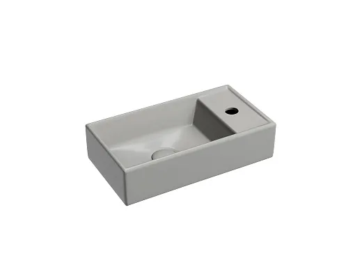 Умывальник подвесной Ceramicanova Element прямоугольный 410х225х105мм чаша слева, CN6051LMH
