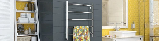Полотенцесушитель электрический Стилье Формат 40 П/Л 00540-8050/00541-8050, 800x500, хром
