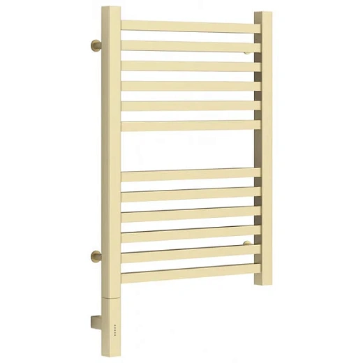 Полотенцесушитель электрический Сунержа Модус 3.0, высота 60 см, ширина 40 см, диммер слева/справа, цвет матовая шампань, 022-5700-6040/022-5701-6040