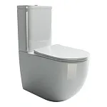 Унитаз компакт Ceramicanova Mia Rimless CN1801 крышка микролифт, безободковый, белый, сантехфарфор