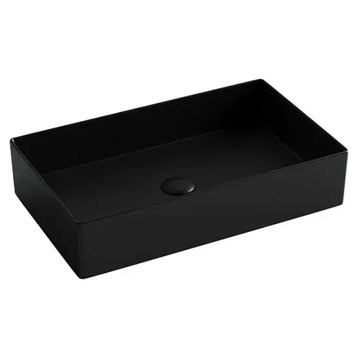 Раковина Ceramicanova Element CN6070MB, 60 см, сантехфарфор, цвет черный матовый