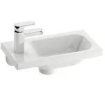 Умывальник мини Ravak Chrome 400 40х22 с отв. слева, XJGL1100000
