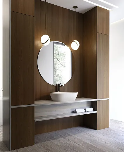 Раковина Holbi Mercury, 64x35, из Solid Surface
