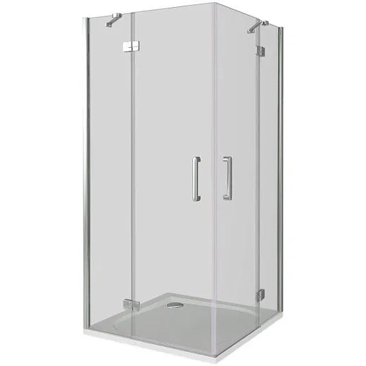 Душевой уголок Good Door Saturn CR-100-C-CH, 100 х 100 х 185 см, стекло прозрачное, хром, СА00015