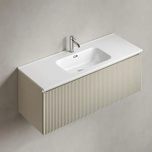 Тумба под раковину Sancos SNOB R 1.0, SNR1.0120CE, 120 см, подвесная, Beige Soft