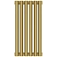Радиатор трубчатый Сунержа Эстет-00, 6 секций, боковое подключение, цвет матовое золото, 032-0332-5006