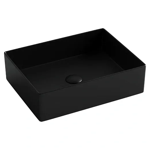 Раковина Ceramicanova Element CN6069MB, 47 см, сантехфарфор, цвет черный матовый