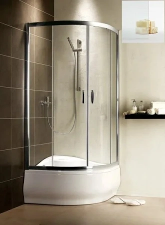 Душевой уголок Radaway Premium Plus A 30401-01-06N, 90 х 90 см, стекло фабрик,  профиль хром 30401-01-06N