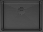 Кухонная мойка Paulmark Next 58 Uni PM215844-MBN чёрная матовая