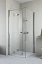 Душевая дверь Radaway Essenza New KDJ-B 90L, 90 х 200 см, стекло прозрачное, профиль хром, левая, 385082-01-01L