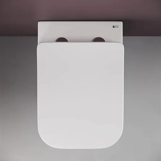 Подвесной безободковый унитаз Ceramicanova Metric CN3007 Rimless, крышка микролифт, сантехфарфор (выставочный образец, отсутствует упаковка)