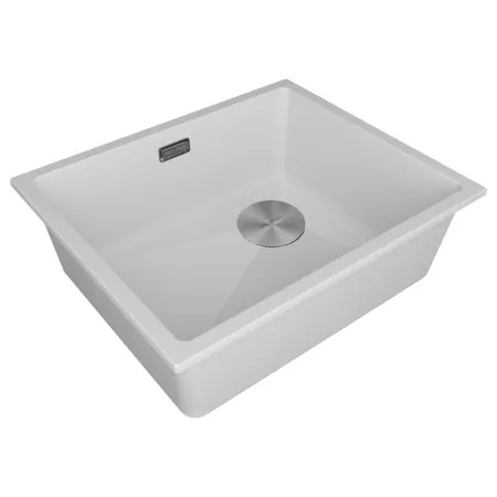 Кухонная мойка PAULMARK LUMI 55UNI-SKEW LU55SK-WH (белый)