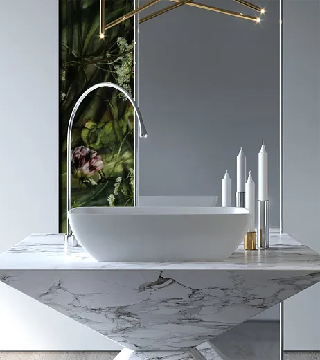 Умывальник Holbi Titan 60х36см из Solid Surface, 1.02.010.11.1.3.1