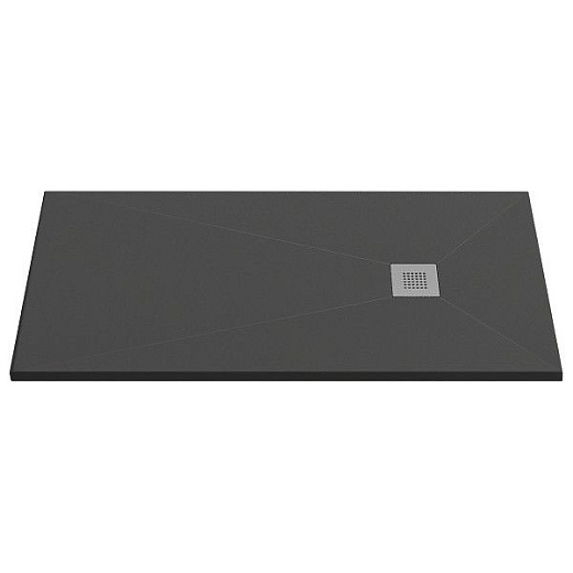 Мраморный душевой поддон Good Door ESSENTIA черный 120x90 Мраморный душевой поддон Good Door ESSENTIA черный 120x90