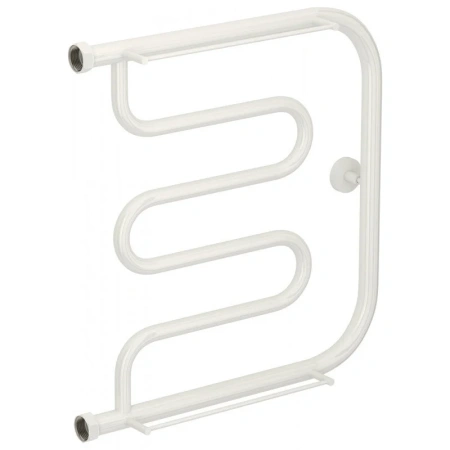 Полотенцесушитель водяной Сунержа Лира+ 12-4012-5050, 500x500, с 2 полками, цвет белый
