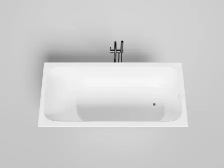 Ванна Salini Orlanda 102016GF, 170 х 80 см, из искусственного камня S-Sense, цвет белый, покраска по RAL полностью