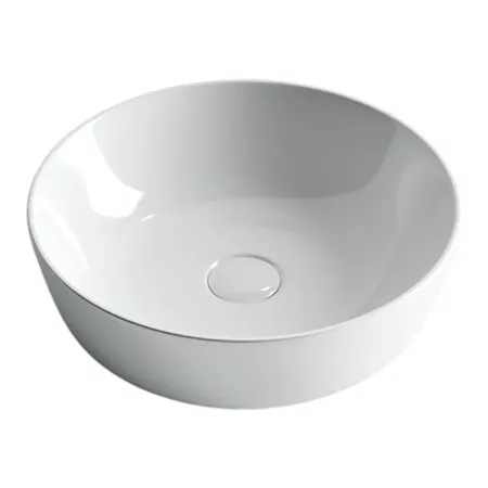 Раковина Ceramicanova CN6013 41.5 x 41.5 x 13.5 см, накладная, круглая, без перелива, сантехфарфор