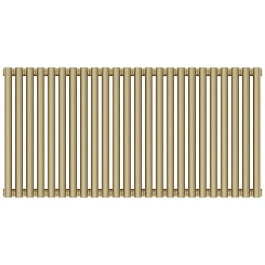 Радиатор отопления Сунержа Эстет-11, 24 секции, боковое подключение, цвет матовая шампань, 022-0302-5024