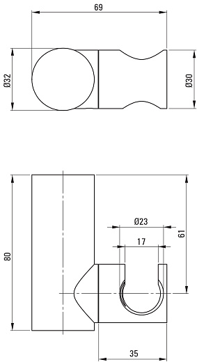 Душевой гарнитур Deante Arnika Titanium NQA_D41K титан