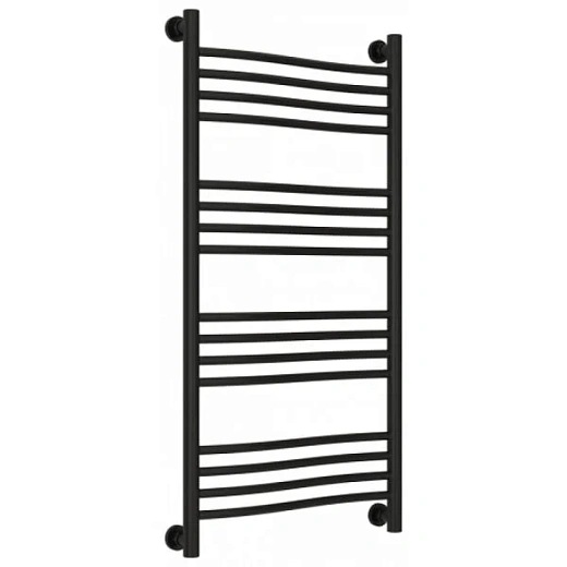 Полотенцесушитель водяной Сунержа Флюид+ 31-0222-1050, 1000x500, цвет матовый черный