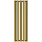 Радиатор трубчатый Сунержа Эстет-00, 10 секций, боковое подключение, цвет матовое золото, 032-0332-1210 Радиатор трубчатый Сунержа Эстет-00, 10 секций, боковое подключение, цвет матовое золото, 032-0332-1210