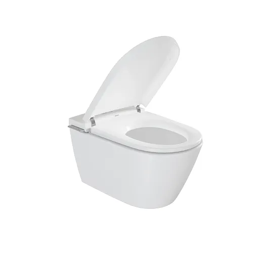 Унитаз подвесной умный  VitrA V-Care 3 Prime крышка микролифт, с функцией биде, пульт ДУ, белый, 7777B403-6399