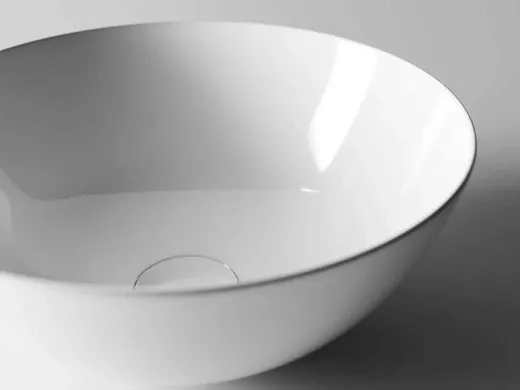 Умывальник Ceramicanova CN6002 35.8х35.8х15.5см накладной круглый без перелива, CN6002