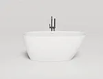 Ванна Salini Sofia 102528MF, 150 х 75 см, из искусственного камня S-Stone, цвет белый матовый, покраска по RAL полностью