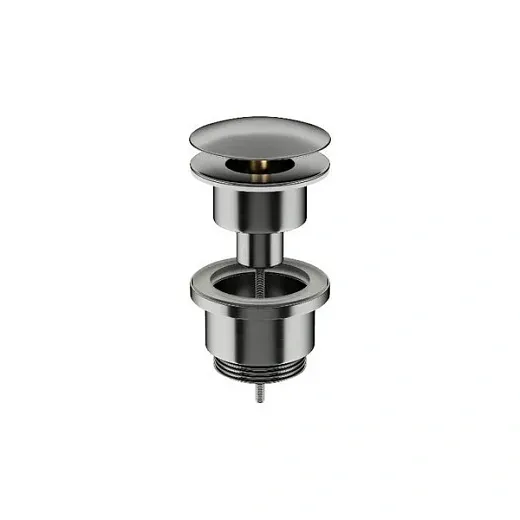 Донный клапан Ceramicanova 70003GGnc, универсальный, PVD вороненая сталь