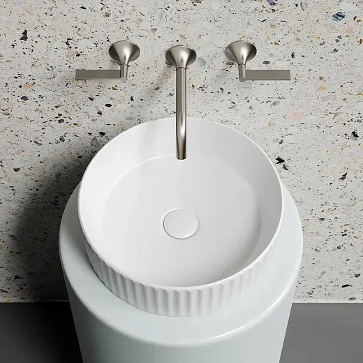 Умывальник Ceramicanova Element CN6057 36см сантехфарфор белый, CN6057