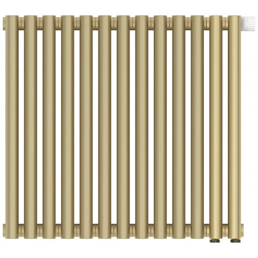 Радиатор отопления Сунержа Эстет-00 EU50, 13 секций, нижнее подключение, цвет матовая шампань, 022-0322-5013