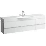 Тумба под умывальник Laufen Case 401302 120х38x46, 2 полки, 2 ящика, дуб