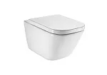 Унитаз подвесной Roca The Gap Clean Rim с пневмокрышкой Slim, белый, 34647L000 + ZRU9307682