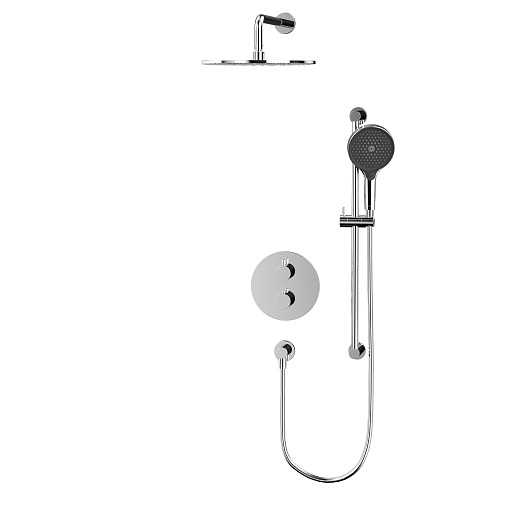 Термостатическая душевая система скрытого монтажа WHITECROSS Y YSET09TOPCR (хром) Термостатическая душевая система скрытого монтажа WHITECROSS Y YSET09TOPCR (хром)