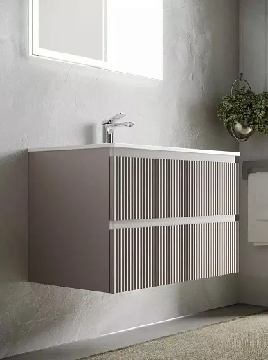 Тумба под раковину Sancos Snob R 120 см подвесная, Doha Soft, SNR120SM