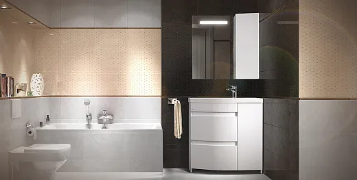 Тумба для умывальника Belux Токио Н 80-02 80, напольная, левая, 4810924288820