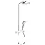 Душевая система Hansgrohe Raindance Select E 300 2jet ST Showerpipe EcoSmart 27283400, белый/хром