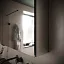 Зеркальный шкаф Sancos Hilton Z600 60, с подсветкой, 60 х 74 см