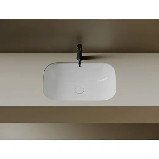 Раковина Ceramicanova Era CN15007, 61 см, сантехфарфор, белый