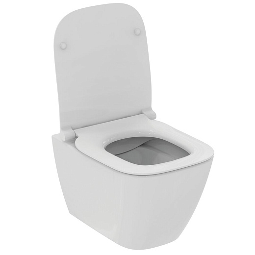 T459201+T532801 Унитаз подвесной Ideal Standard I.Life S  48 см (короткая проекция) с технологией RimLS+ с тонким сиденьем