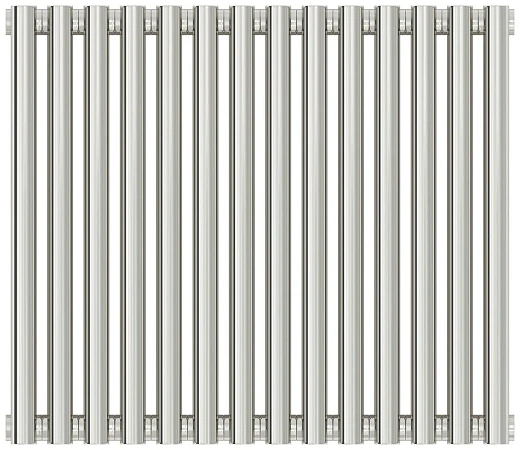 Радиатор стальной трубчатый Сунержа Эстет-11, ширина 65 см, высота 50 см, 14 секций, боковое подключение, хром, 00-0302-5014
