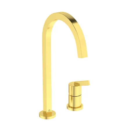 Смеситель для кухонной мойки Ideal Standard GUSTO BD423A2 с высоким трубчатым квадратным изливом