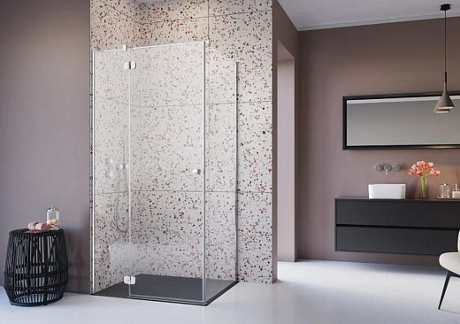 Душевая дверь Radaway Torrenta KDJ 120L, 120 х 195 см, с неподвижной частью, стекло прозрачное, профиль хром, левая, 133212-01-01L