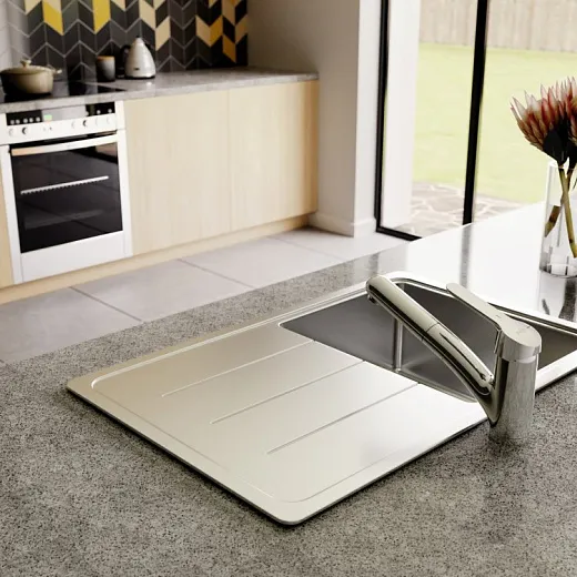 Смеситель для кухонной мойки Ideal Standard CERAFLEX BC143AA с технологией холодный старт (Blue Start)