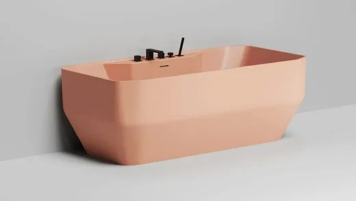Ванна Salini Картелла 1054201MF, 170 х 80 см, из искусственного камня С-Стоун/S-Stone, цвет белый матовый, покраска по RAL полностью