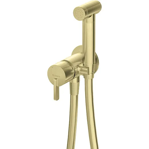 Смеситель для биде Deante Silia Gold Br BQS_R34M брашированное золото