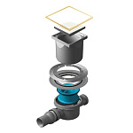 Точечный трап Pestan Confluo Standard White Glass 2 Gold, 13000157 Точечный трап Pestan Confluo Standard White Glass 2 Gold, 13000157