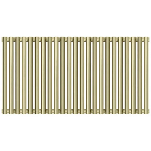 Радиатор отопления Сунержа Эстет-00, ширина 103.5 см, высота 50 см, 23 секции, боковое подключение, цвет шампань, 020-0332-5023