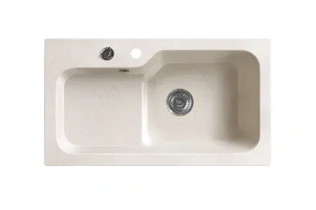 Мойка кухонная Belux SG-REC-HALF-8045 Светло-бежевый, RS, 4810924274250