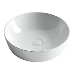 Раковина Ceramicanova CN6013 41.5 x 41.5 x 13.5 см, накладная, круглая, без перелива, сантехфарфор